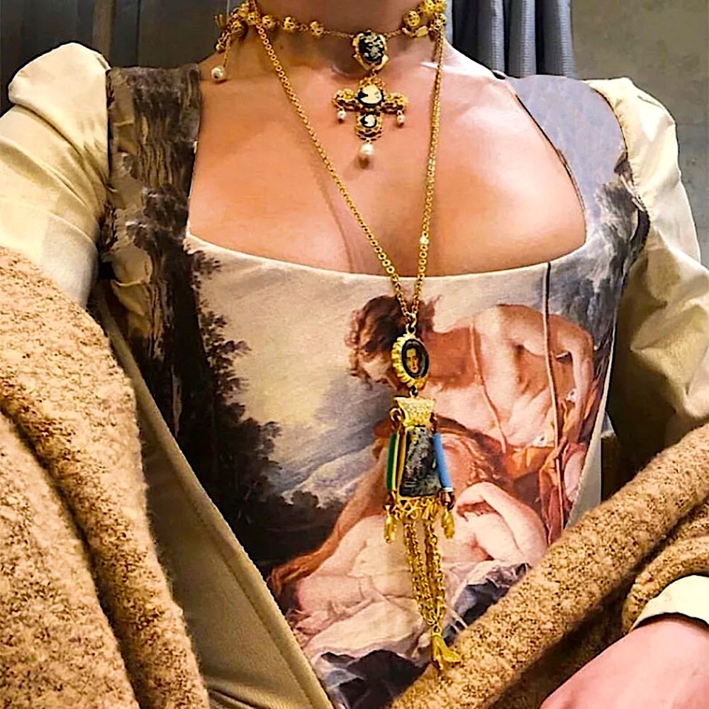 HP!✨Renaissance art boned corset top - Picture 5 of 16